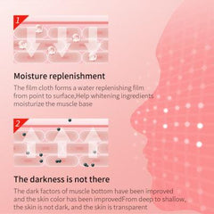 Skin Whitening and freckle removing Mask moisturizing light breathable freckle moisturizing niacinamide facial mask for ladies - Alcone 