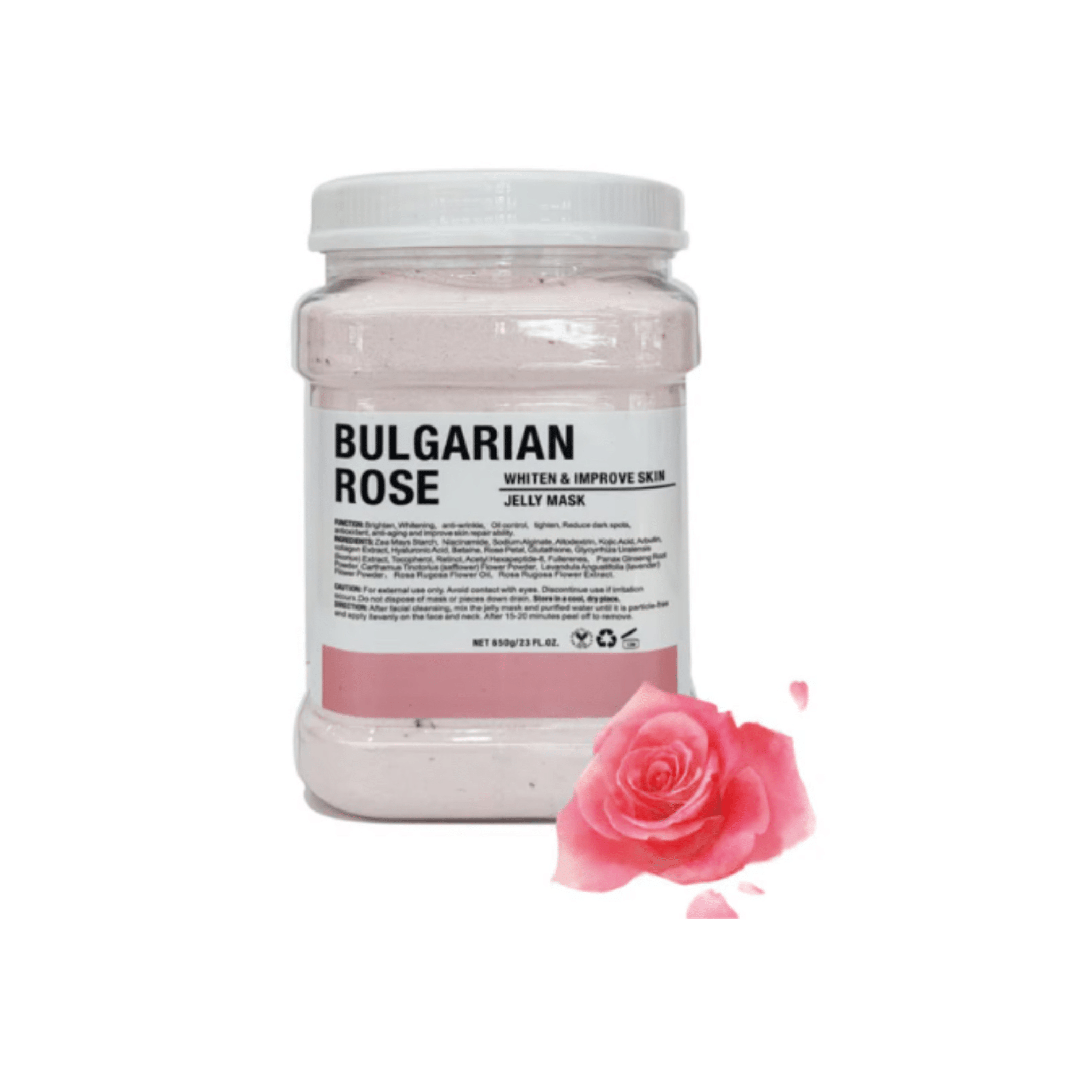 Bulgarian rose whiten & improve skin jelly mask 650g - Alcone